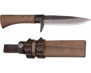 Kanetsune Knives 213 Akatsuki Fixed Blade Knife with Oak