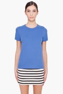 A.P.C. Aged Blue T shirt for women