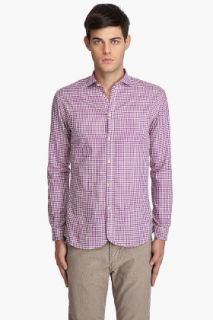 Paul Smith  Purple Check Shirt for men