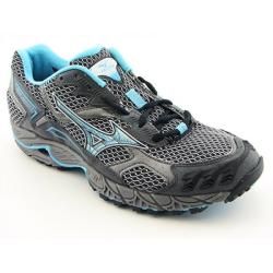 Mizuno Womens Wave Ascend 4 Grey Running Shoes (Size 10.5