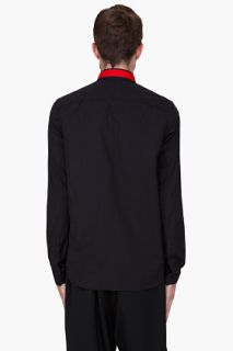 Givenchy Black Star Collar Shirt for men