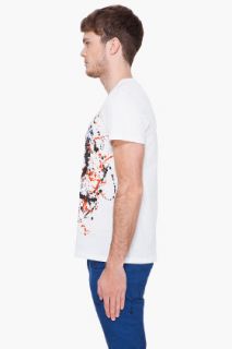 McQ Alexander McQueen Splatter Print T shirt for men