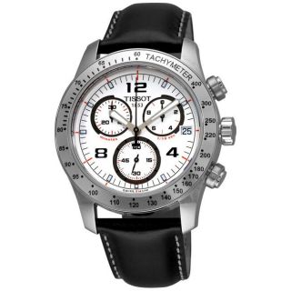 Tissot Mens T Sport V8 Black Strap Chronograph Watch