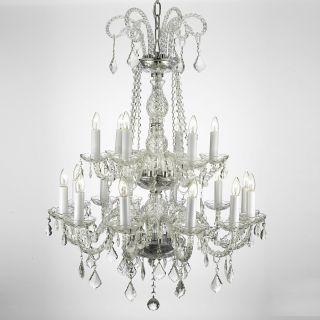 Crystal Chandeliers and Pendants Hanging and Flush