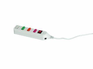 DCI 4 Port USB Power Strip, Assorted Colors (30390