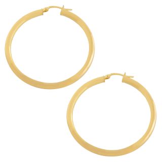 Fremada 10k Yellow Gold 35 mm Polished Tube Hoop Earrings Today $164