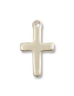 14K Gold Cross Medal Cross Pendant Religious Christian