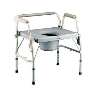 Invacare Bariatric Drop Arm Commode Health & Personal