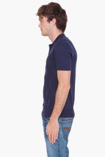 G Star Navy Knit S.o. Polo for men