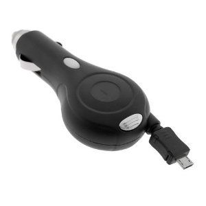 Retractable Car Charger for Motorola Brute i680 Cell