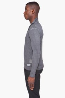 Diesel Black K ukas Zip Sweater for men