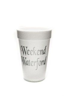 10 Pack of Weekend Waterford Foam Cups