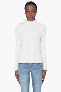 Marc By Marc Jacobs Cream Alpaca Mira Sweater for women