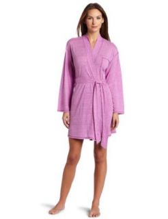 Josie by Natori Sleepwear Womens Kumo Wrap Robe, Heather
