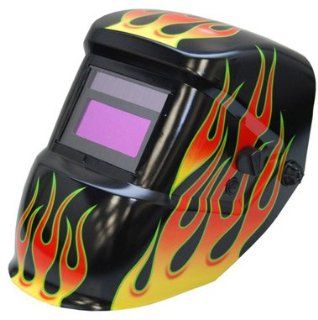 Welding Helmet Model #221 with Fire Flames Design  