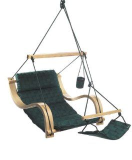 Outback Chair OBBW 227 Basket Weave Lounger, Green Patio