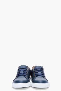 Marc Jacobs Navy Leather Sneakers for men