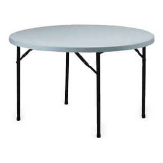 Approved Vendor BT 48B Folding Table, Round Poly, 48 In