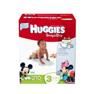 Huggies Size 3 (16 28lbs) 224 Diapers Baby