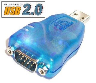 USB RS 232 Serial Adapter DB 9 Male works with all Windows