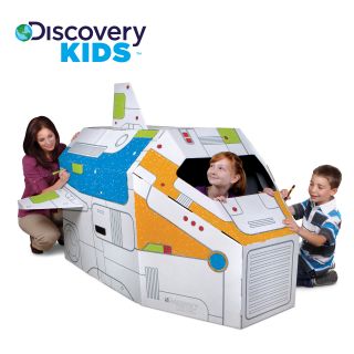Discovery Kids Cardboard Color and Play Rocketship Today $34.99 4.0