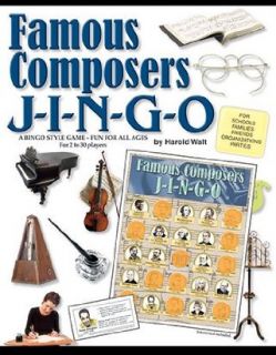 Jingo Game Famous Composers Toys & Games