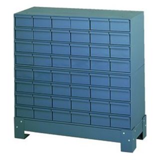 Durham 017 10 12 1/4 x 34 1/8 x 33 3/4 Blue 48 Drawer Steel Cabinet