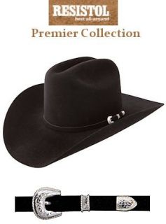 Resistol Hats Resistol 7 RF0775 Black Premier Clothing