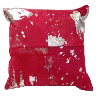 Marlo Lorenz Metallic Square 16 inch Decorative Pillow