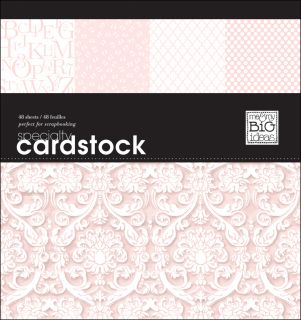 Specialty Cardstock Pad 12X12 48 Sheets Baby Girl 24 Designs/2 Each