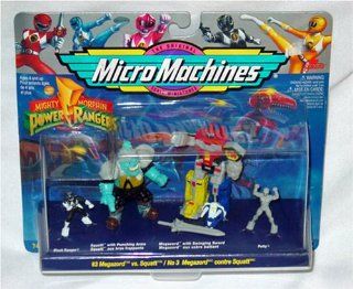 Power Rangers Micro Machines #3 Megazord Vs Squatt Toys