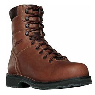 GTX 400G Non Metallic Safety Toe Work Boots   Brown 9 1/2 EE Shoes