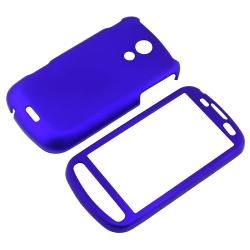 Blue Rubber coated Case for Samsung Epic 4G D700