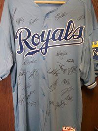Signed Royals, Kansas City (2012) Authentic Majestic