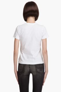 Comme Des Garçons Play  Cotton Jersey Print Black Emblem T shirt for women