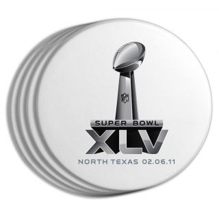 Super Bowl XLV Logo Coasters (Set of 4) Compare $19.99 Today $12.99