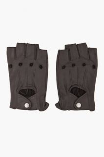 Billtornade Leather Fingerless Gloves for men
