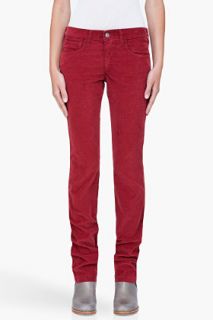 See by Chloé Burgundy Corduroy Trousers for women