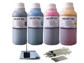 Brand Dinsink 4x250ml (1BK+1C+1M+1Y) Refill ink kit for Canon PG 240