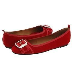 Steve Madden Cannon Red Suede Flats