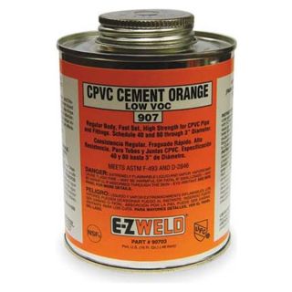 Ez Weld 90703 CPVC Cement, 16 Oz, Orange