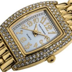 Vernier Womens Gold Tone Classic Feminine Quartz Watch