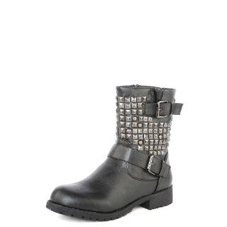 Nature Breeze Harley 16 Studded Buckle Mid Calf Boots