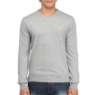 RICA LEWIS Pull Ope Homme Gris chiné   Achat / Vente PULL RICA LEWIS
