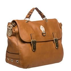 Mulberry Camel Leather Satchel Bag