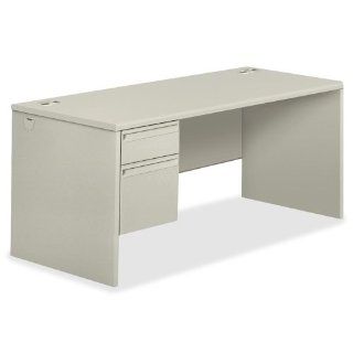HON 38000 Series Single Pedestal Desk 