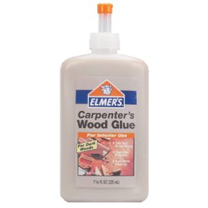 Elmer's E711 7 5/8 OZ Carpenter's Dark Wood Glue