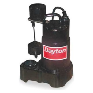 Dayton 3BB81 Pump, Sump, 1/3 HP