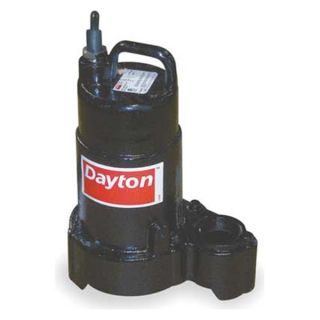 Dayton 4HU69 Pump, Sump, 1/2 HP, 120v