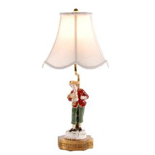 Jeanne Reed French Porcelain Figurine Table Lamp  